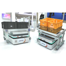 【AMR活用事例】AspinaAMR300で自動ピックアップ