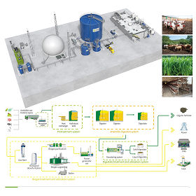 BGTピット汚水食品有機廃棄物ガス化バイオガス発電プラント機材