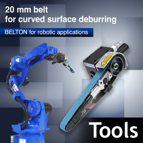 [For Metalworking (Factory Automation / Deburring): BELTON B-20CL-01 Belt Sander for Robots