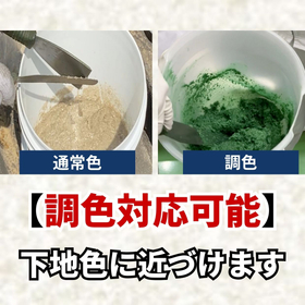 Color matching available: Concrete repair material 'Kankurito'