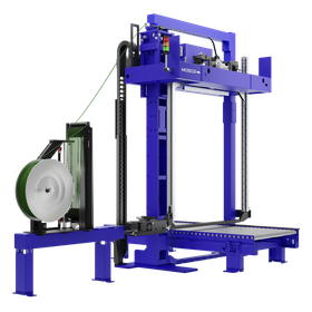 全自動パレット梱包機・結束機『KZV-111』