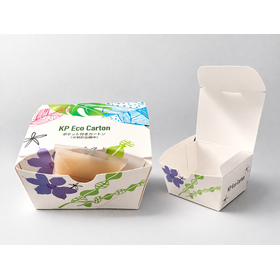 【テイクアウト向け】別添品が入るソースポケット付きカートン