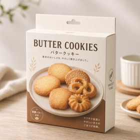 お菓子向け｜吊り下げ用ヘッダー付き箱