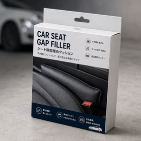 カー用品店向け｜吊り下げ用ヘッダー付き箱