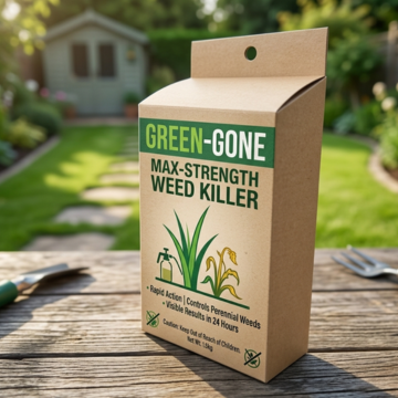 園芸用品向け｜吊り下げ用ヘッダー付き箱