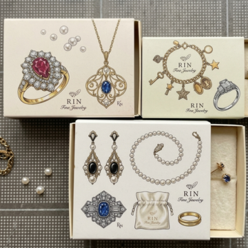 ジュエリー向け｜引き出す高揚感を引き出す引き出し式箱