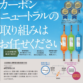 業務用空調・冷凍・冷蔵設備向け省エネ配管部材『αESG』 製品画像