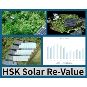 【HSK Solar Re-Value】ドローン測量＆3D解析