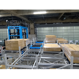 4-wayパレットシャトル パレット自動搬送・高密度保管