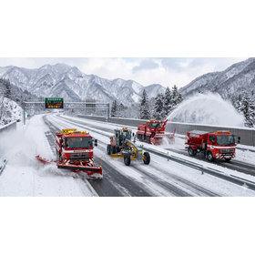 【除雪車用】後付けバックソナー