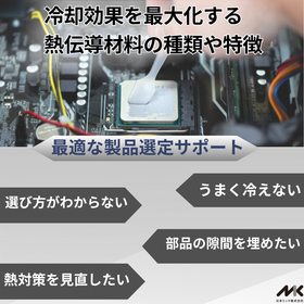 【熱対策ソリューション】熱設計の鍵を握る「熱伝導材料（TIM）」