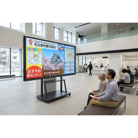 公共機関向け｜98インチの大型タッチスクリーン