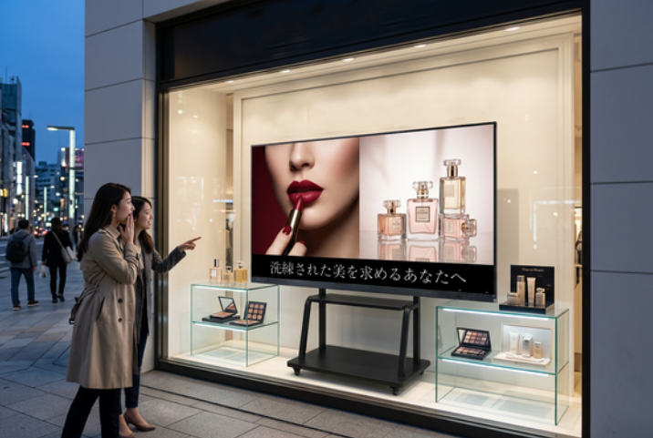 店舗向け|98インチの大型タッチスクリーン e-screen98