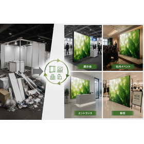 【SDGs推進】繰り返し使える展示装飾｜LEDライトボックス