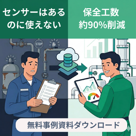 【ケーススタディ】突発停止の損失を年数千万円回避|化学プラント