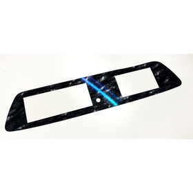 Lightweight and low-cost reinforced resin plate that replaces glass.