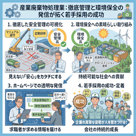 クリーンで安全な現場アピール｜環境への取り組みを届けるHP刷新