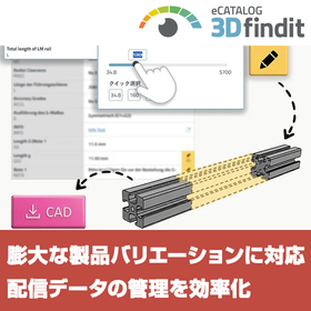 膨大な製品バリエーション対応を自動化するCADデータ配信