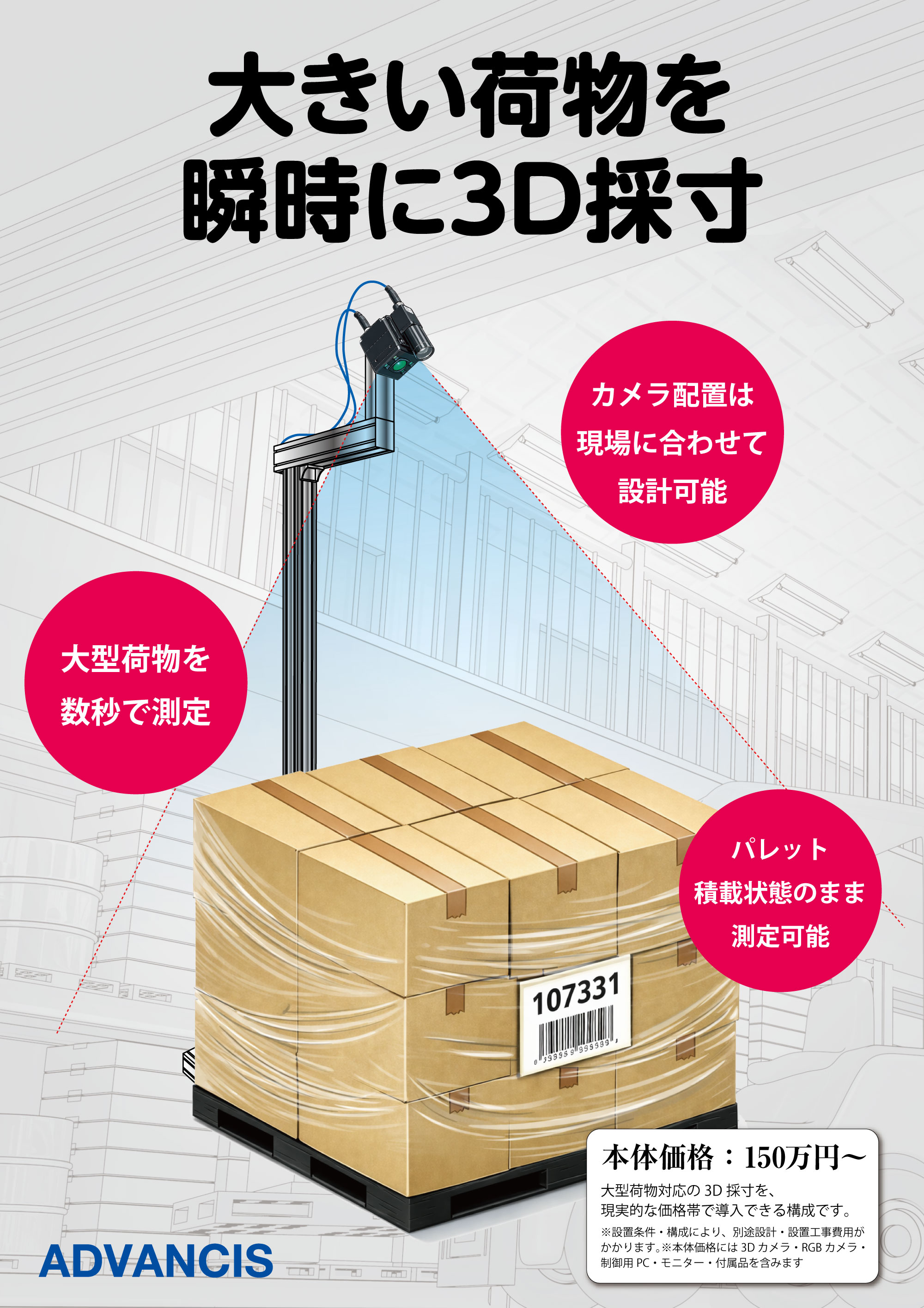 【製造業向け】3D採寸システム