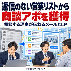 製造業のメール営業支援｜返信のない案内先から商談アポ獲得