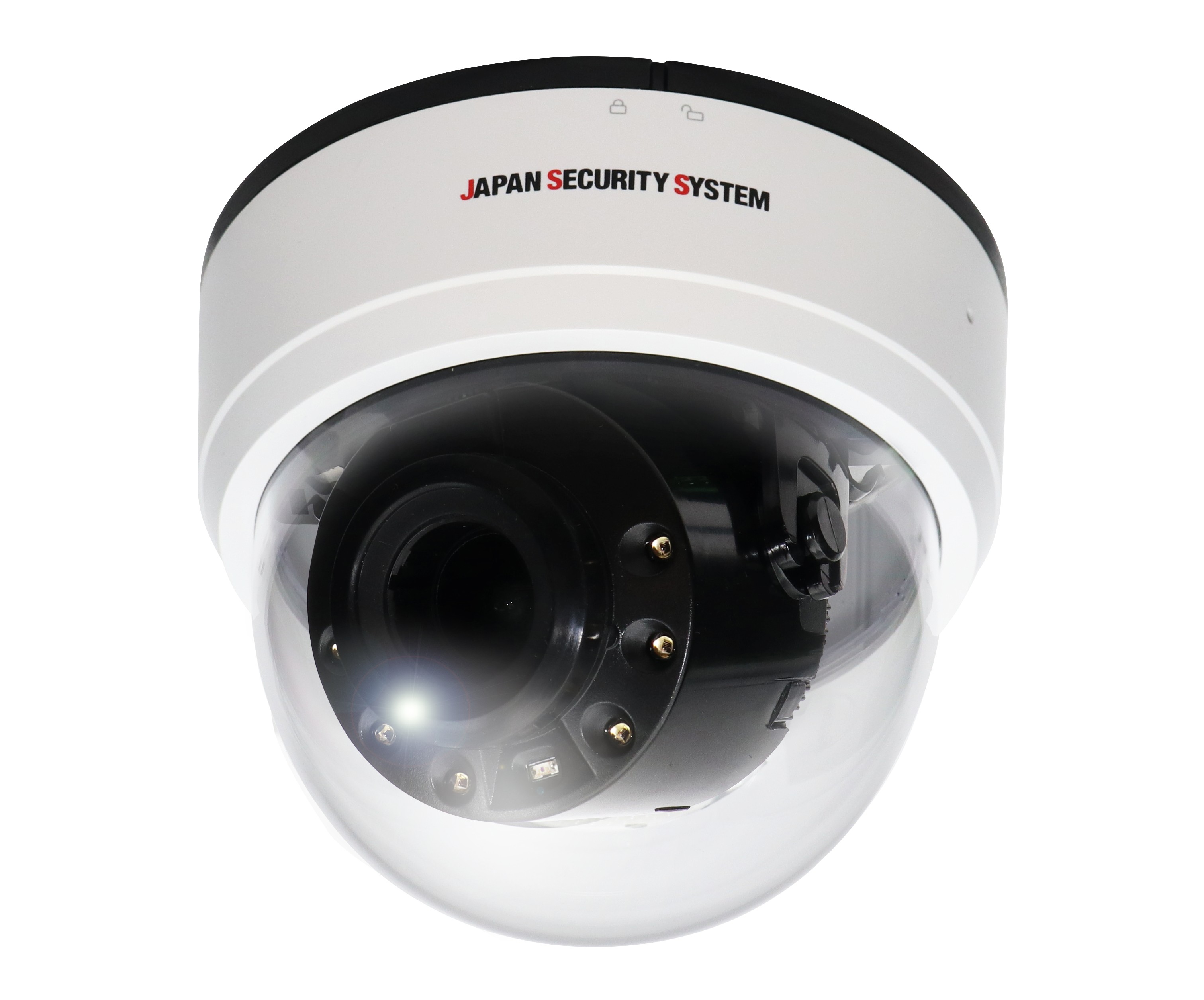5メガピクセル　屋内IRドーム型ネットワークカメラ