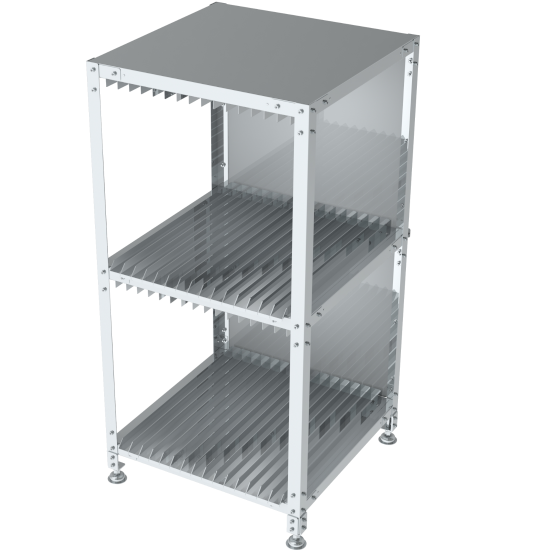 【自動車部品向け】メタルマスク用収納棚