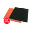 Ultra-heat-resistant silicone rubber sheet for semiconductor wafers