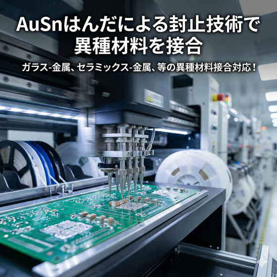 【ウェアラブルディスプレイ向け】異種材料接合