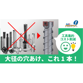 大穴の穴あけ、これ１本！「Nine9 NCヘリックスドリル」 製品画像