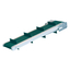 Inclined conveyor belt with support for MB2S