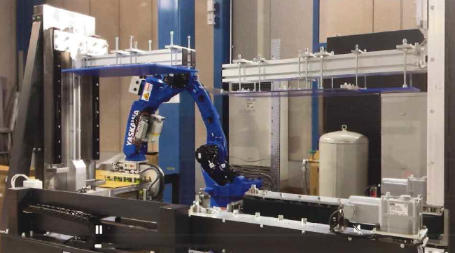 【自動車部品向け】段ボール製函ロボットシステム