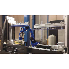 【飲料メーカー向け】段ボール製函ロボットシステム