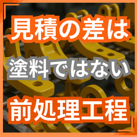 塗装の見積が会社で違う原因とは？前処理工程数の差