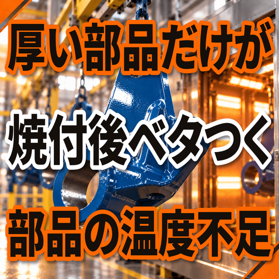 厚い部品だけベタつく原因とは？素材の温度と焼付時間.png