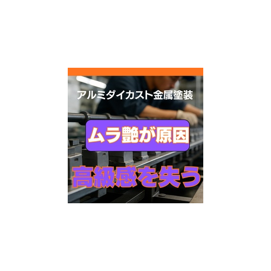 アルミダイキャスト塗装は艶ムラが高級感を失う欠陥だった.jpeg