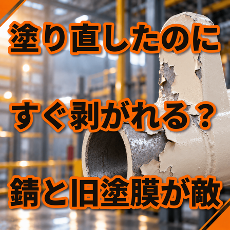 塗り直してもすぐ剥がれる原因とは？旧塗膜と錆の除去.png
