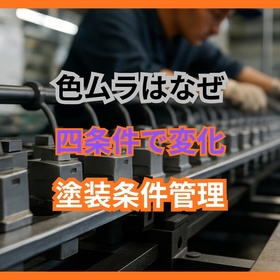 色ムラを防ぐ塗装条件の標準化