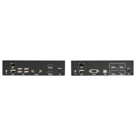 DP Fiber Optic KVM Extender Dual Head