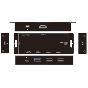 USB延長・切替　USB-Cドック CH1U4