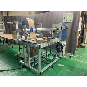 Release paper double-sided adhesive winding device