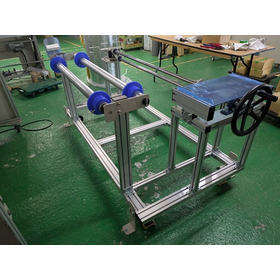 断熱材手動巻き取り機