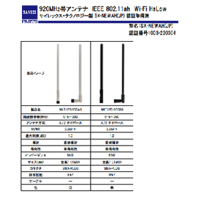 Wi-Fi Halow対応アンテナ