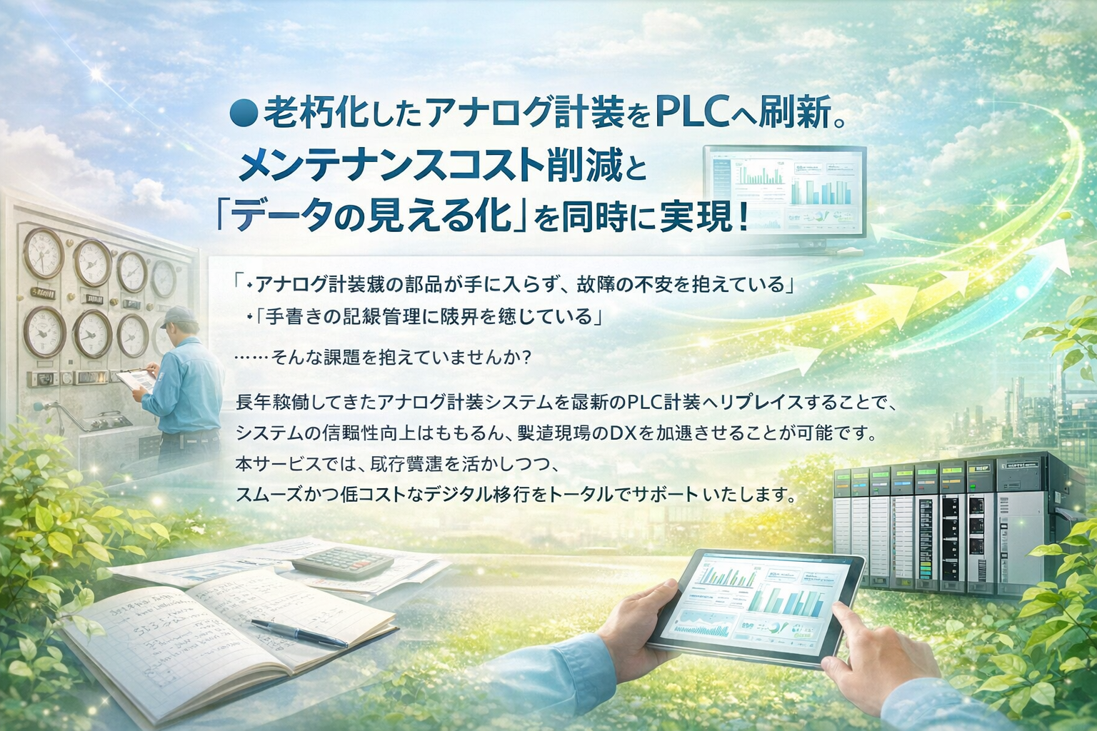 【化学プラント向け】PLC計装による安全性向上