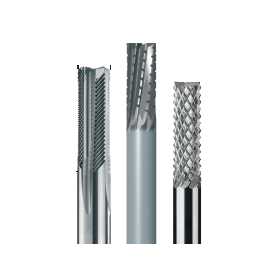 Cutting tools for FRP processing made by Hufschmied for drones