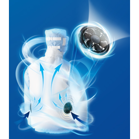 クリーンルーム専用 空調服アウターベスト/ゴールドウイン