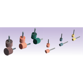 Axis-mounted non-woven fabric wheel...