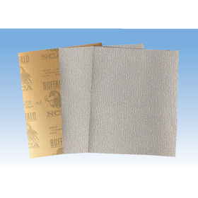 Dry sanding sheet hard