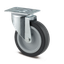 Plate-type Rubber Caster ALPHA Series