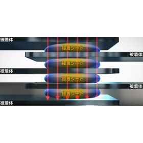 同時に多層接合が可能な高周波誘電加熱接着シート