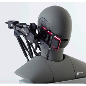 ダミーヘッドへのハンドセットポジショナー（自動位置決め）